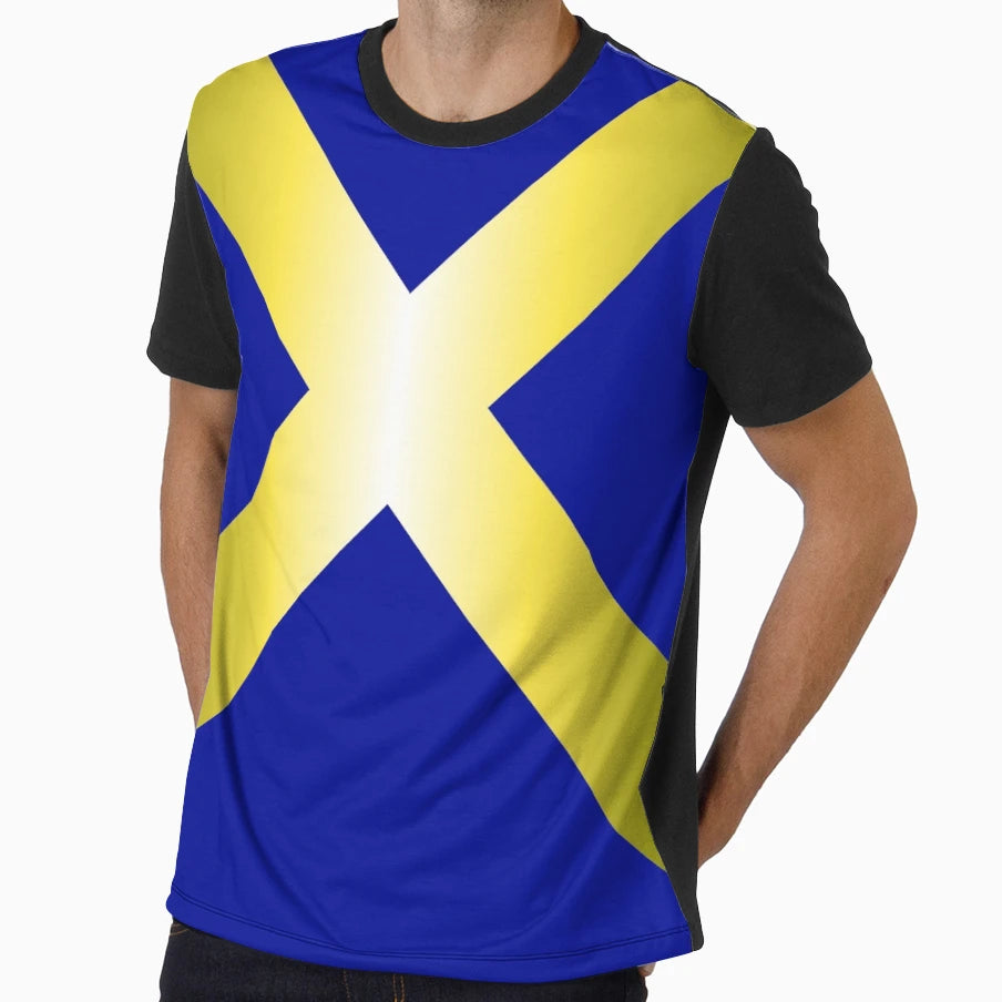Gold X T-Shirt - Custom Art Print for Adults - T-Shirt, Sweatshirt, Hoodie
