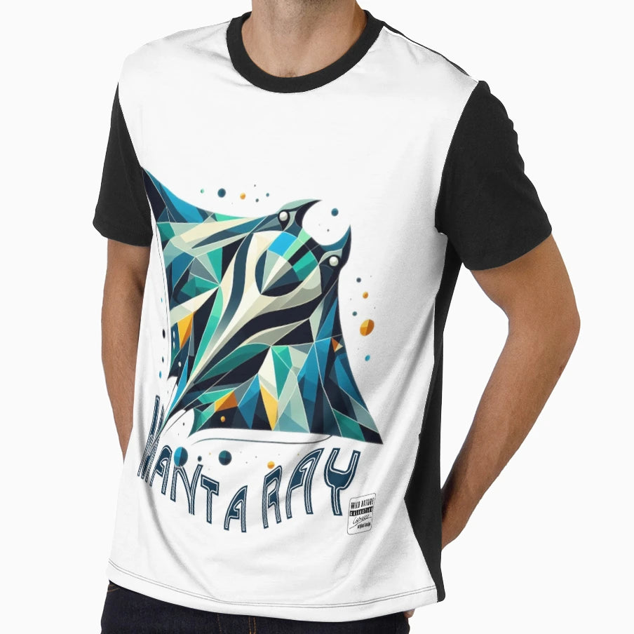 Manta Ray Wild Nature Collection T-Shirt - Graphic Print for Adults - T-Shirt, Sweatshirt, Hoodie