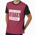 Straight Outta Arizona Football T-Shirt - Streetwear Style Unisex - T-Shirt, Sweatshirt, Hoodie