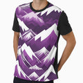 Purple Mountains T-Shirt - Streetwear Style for Adults - T-Shirt, Sweatshirt, Hoodie