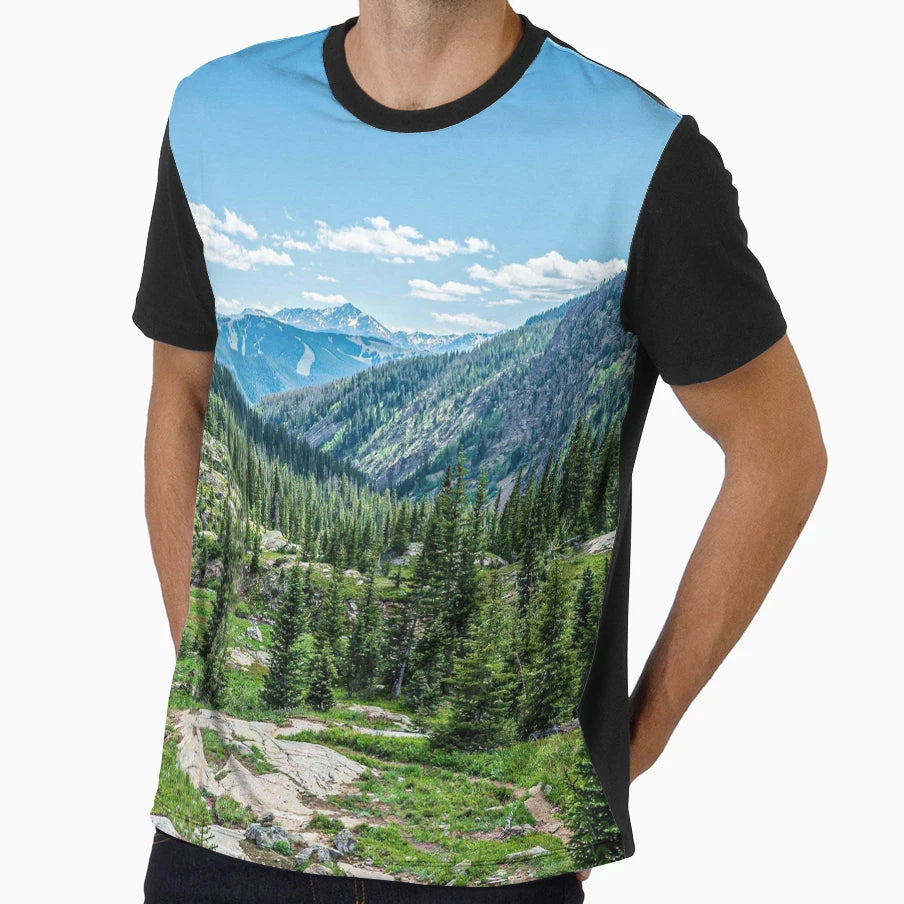 Colorado Wilderness Why Live Anywhere T-Shirt - Unique Graphic for Adults - T-Shirt, Sweatshirt, Hoodie