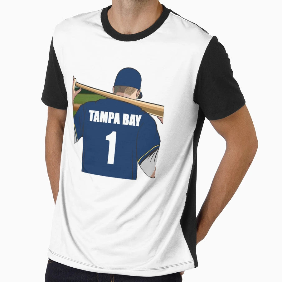 Tampa Bay Baseball Jersey Number T-Shirt - Casual Everyday Wear for Adults - T-Shirt, Sweatshirt, Hoodie