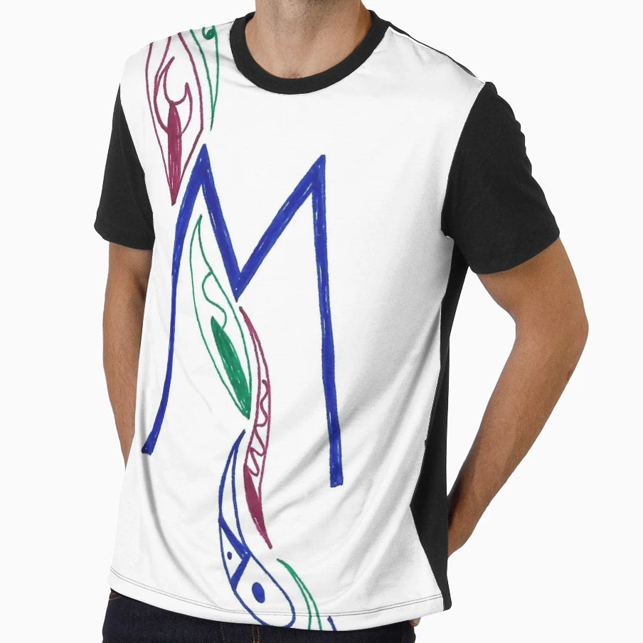 Abstract M 9 T-Shirt - Unique Graphic Unisex - T-Shirt, Sweatshirt, Hoodie