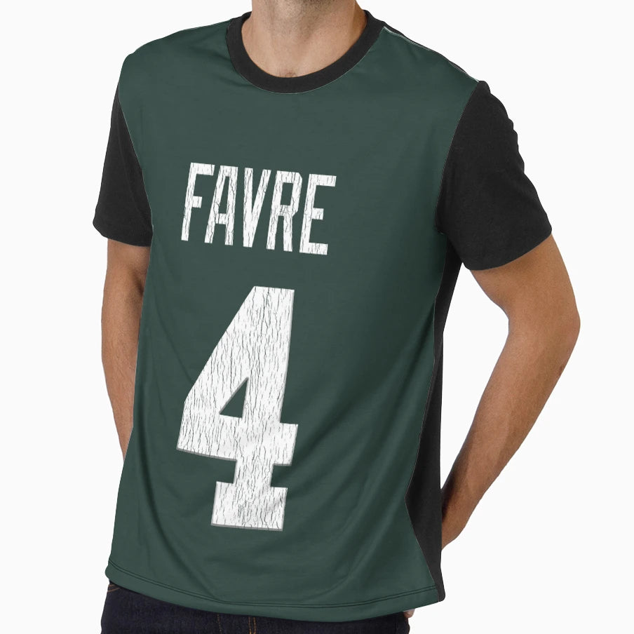 Brett Favre T-Shirt - Casual Everyday Wear Unisex - T-Shirt, Sweatshirt, Hoodie