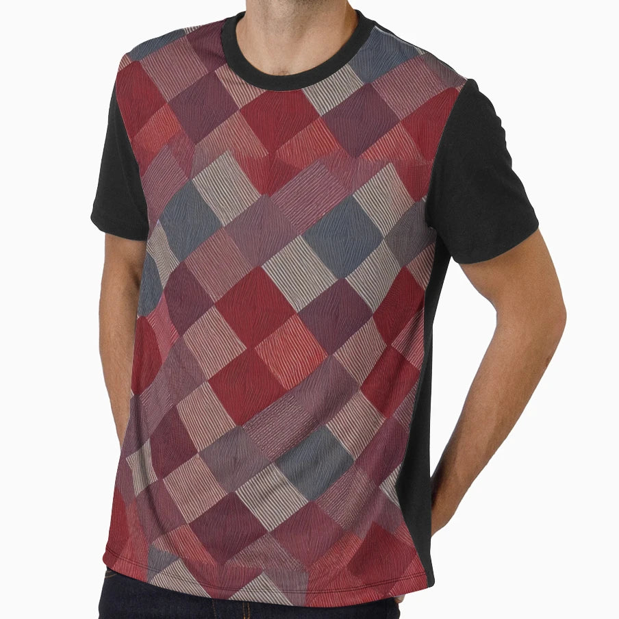 Rhombus Pattern T-Shirt - Novelty Apparel for Adults - T-Shirt, Sweatshirt, Hoodie