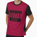 Straight Outta Miami Basketball T-Shirt - Minimalist Print for Adults - T-Shirt, Sweatshirt, Hoodie