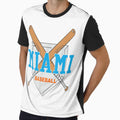 Miami Baseball T-Shirt - Fun Novelty Design Unisex - T-Shirt, Sweatshirt, Hoodie