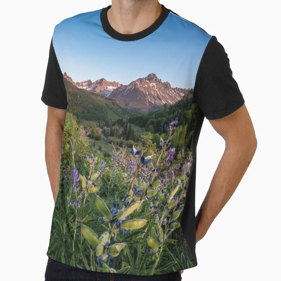 Mount Sneffels Summer Rocky T-Shirt - Fun Novelty Design for Adults - T-Shirt, Sweatshirt, Hoodie