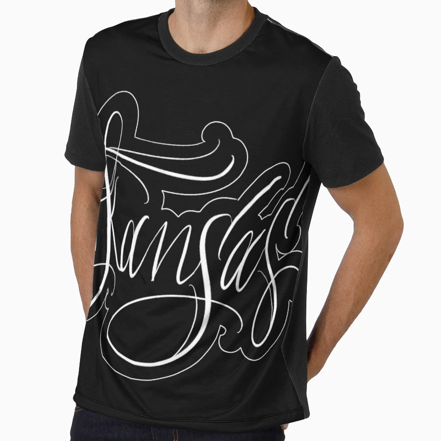 Kansas Lettering T-Shirt - Minimalist Print Unisex - T-Shirt, Sweatshirt, Hoodie