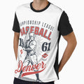 Baseball Denver 1961 Wht T-Shirt - Fun Novelty Design Men Women - T-Shirt, Sweatshirt, Hoodie