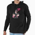 Noah Fisher Party Animals Heart Hoodie - Fun Novelty Design for Adults - T-Shirt, Sweatshirt, Hoodie