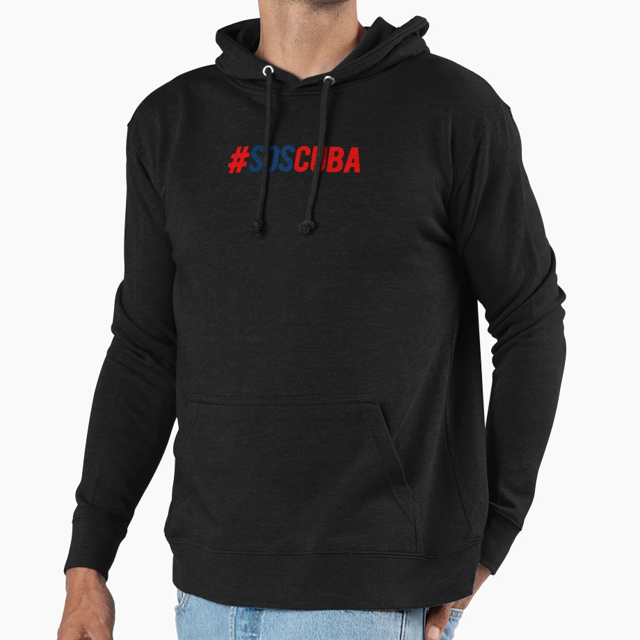 Sos Cuba Hashtag Hoodie - Casual Everyday Wear Men Women - T-Shirt, Sweatshirt, Hoodie
