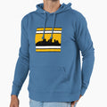Steelers Home Stripe Hoodie - Novelty Apparel for Adults - T-Shirt, Sweatshirt, Hoodie