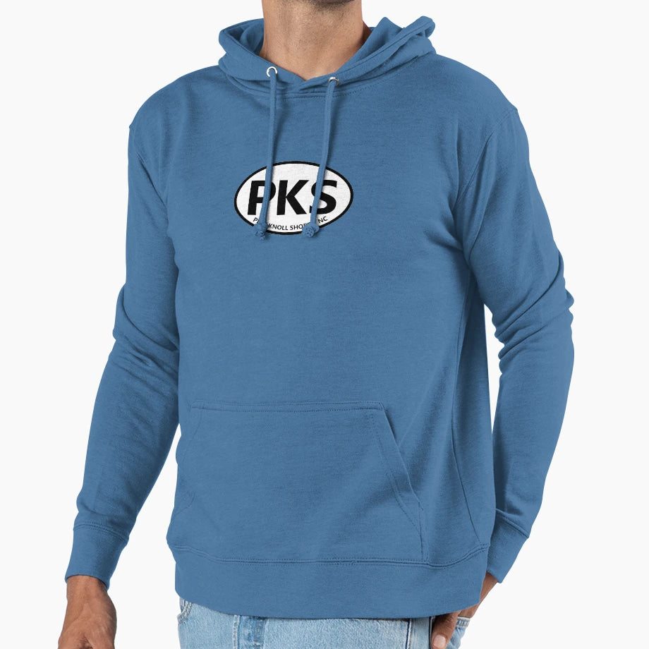 Pks Pine Knoll Shores Nc Modern Oval Hoodie - Fun Novelty Design Men Women - T-Shirt, Sweatshirt, Hoodie