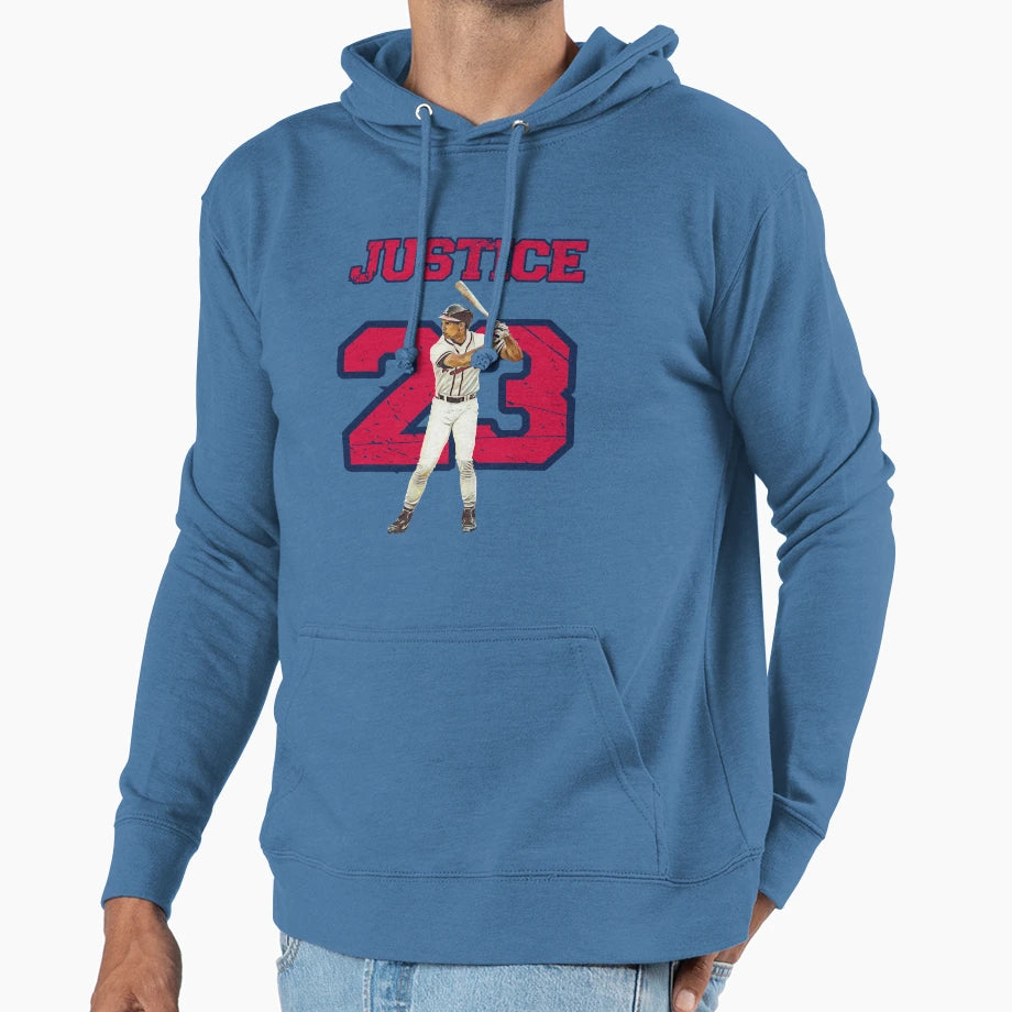 David Justice Hoodie - Trendy Graphic Men Women - T-Shirt, Sweatshirt, Hoodie