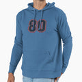 80 Navy Grey Red Sports Number Eighty Hoodie - Custom Art Print Men Women - T-Shirt, Sweatshirt, Hoodie