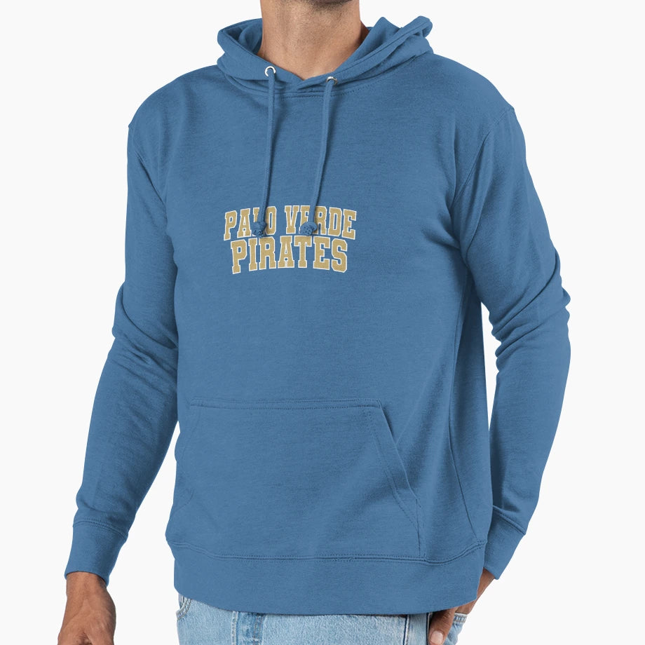 Palo Verde College Pirates Hoodie - Casual Everyday Wear Unisex - T-Shirt, Sweatshirt, Hoodie
