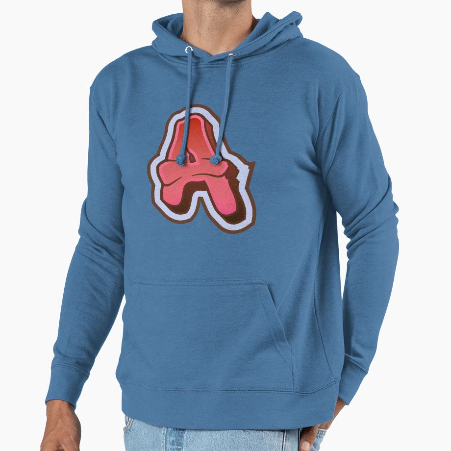 Letter Graffiti Hoodie - Minimalist Print Unisex - T-Shirt, Sweatshirt, Hoodie