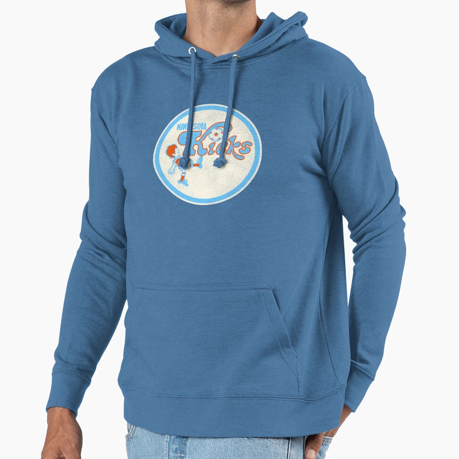 Minnesota Kicks Soccer Hoodie - Aesthetic Graphic Unisex - T-Shirt, Sweatshirt, Hoodie