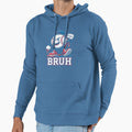 Bruh Baseball Character Funny Sports Hoodie - Custom Art Print Unisex - T-Shirt, Sweatshirt, Hoodie