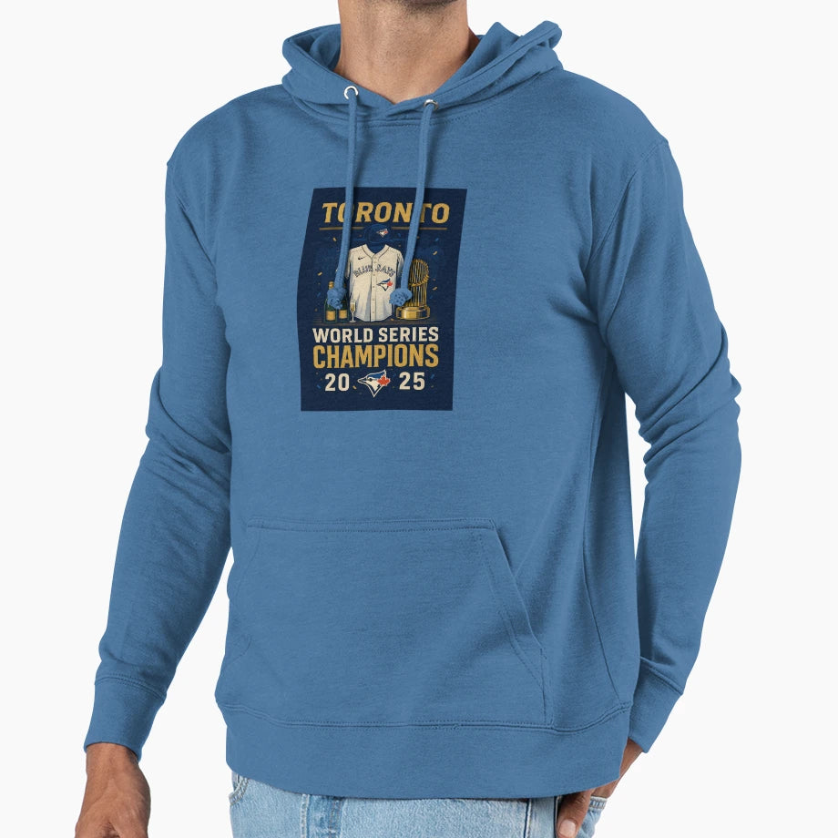 Blue Jays Champions 2025 Locker Room Hoodie - Streetwear Style for Adults - T-Shirt, Sweatshirt, Hoodie