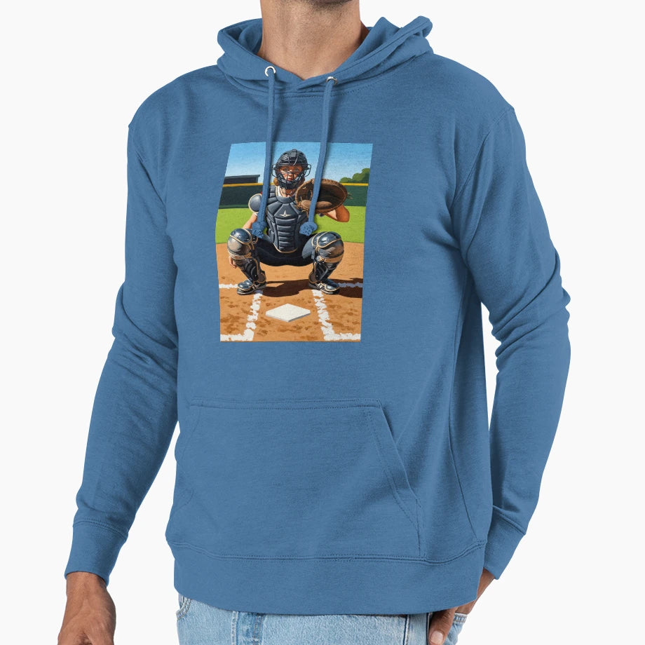 Catcher Wait Original Art Deco Artwork Hoodie - Novelty Apparel Unisex - T-Shirt, Sweatshirt, Hoodie
