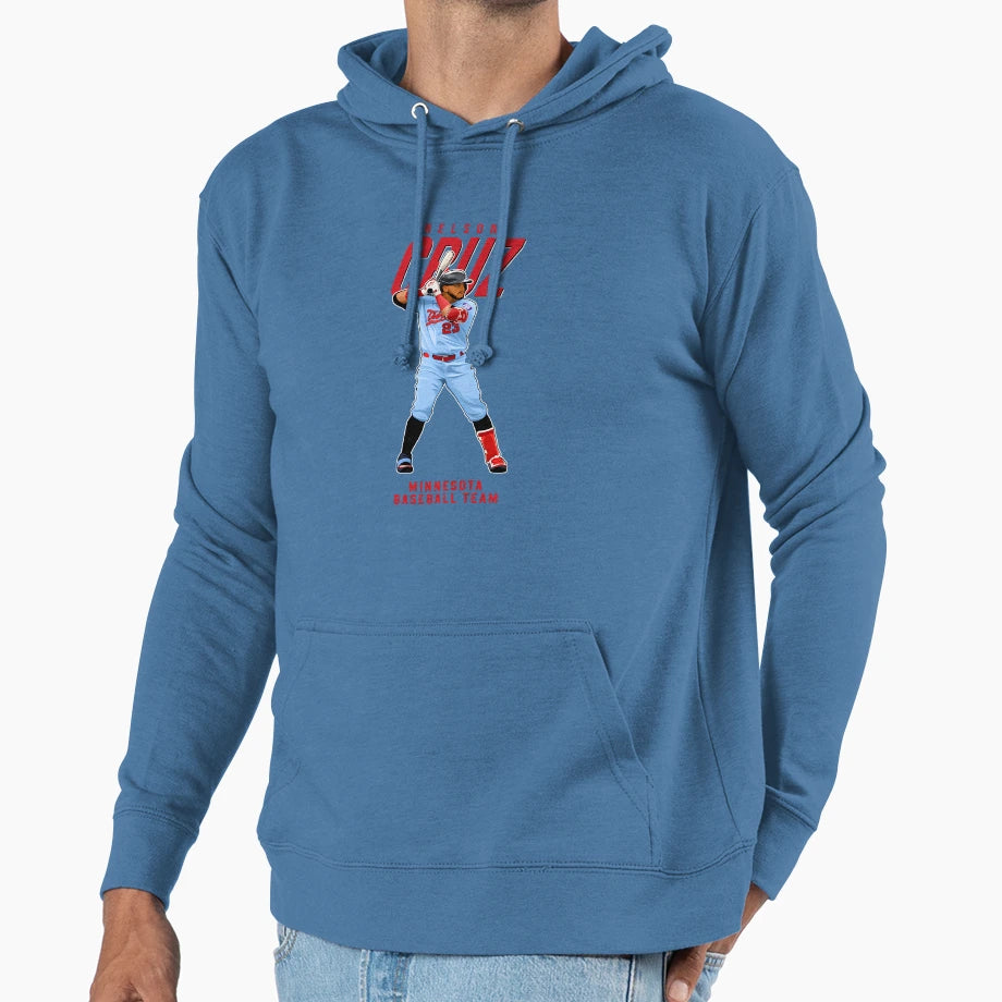 Nelson Cruz 23 Minnesota Baseball Team Hoodie - Streetwear Style Unisex - T-Shirt, Sweatshirt, Hoodie