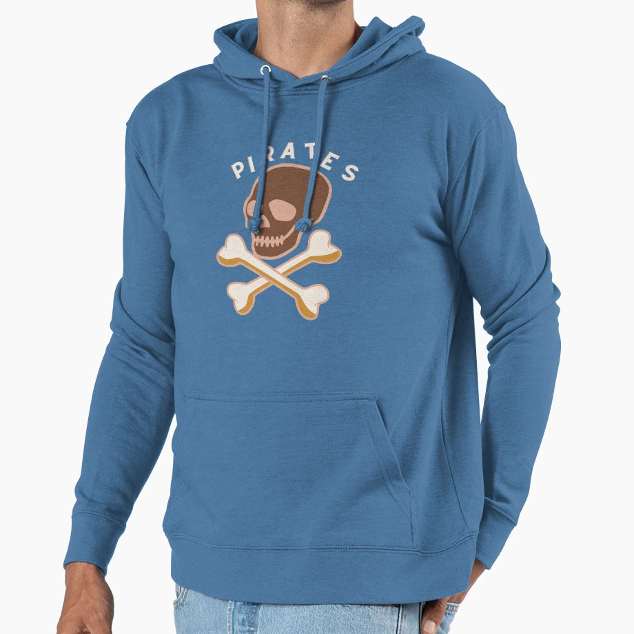 Pirate Logo True Pirate Hoodie - Minimalist Print for Adults - T-Shirt, Sweatshirt, Hoodie
