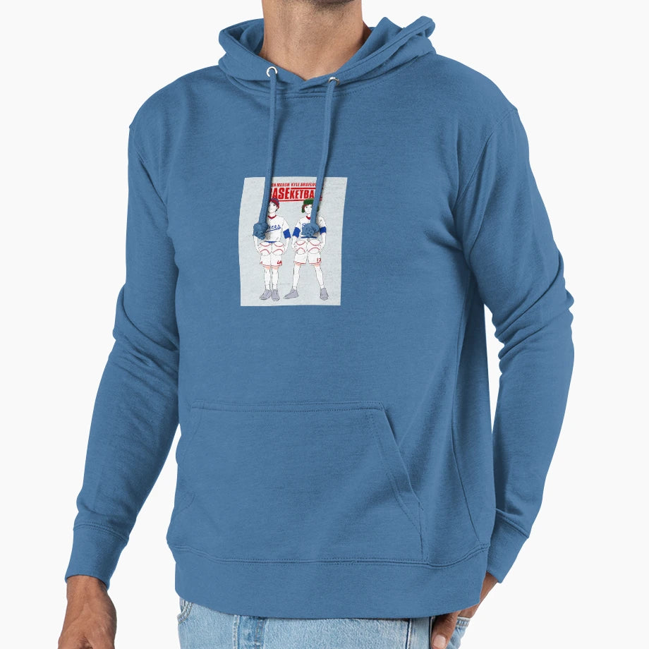 Baseketball Hoodie - Casual Everyday Wear Men Women - T-Shirt, Sweatshirt, Hoodie