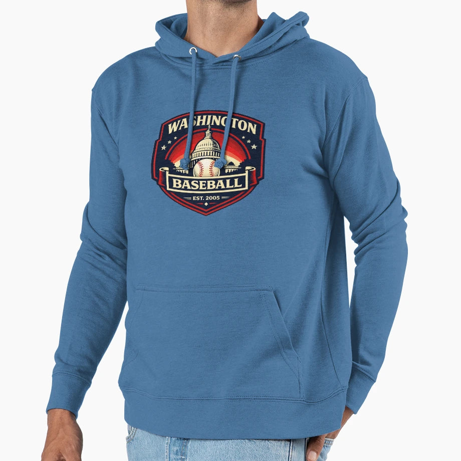 Washington Baseball Badge 2005 Dc Capitol Hoodie - Graphic Print Men Women - T-Shirt, Sweatshirt, Hoodie