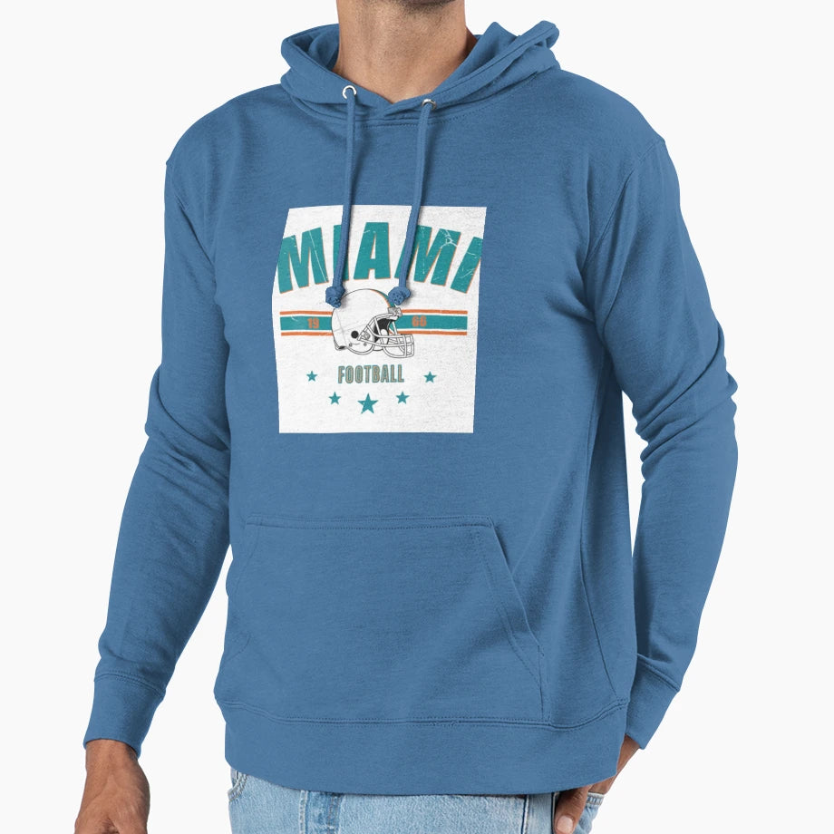 Miami Dolphins Hoodie - Novelty Apparel Unisex - T-Shirt, Sweatshirt, Hoodie