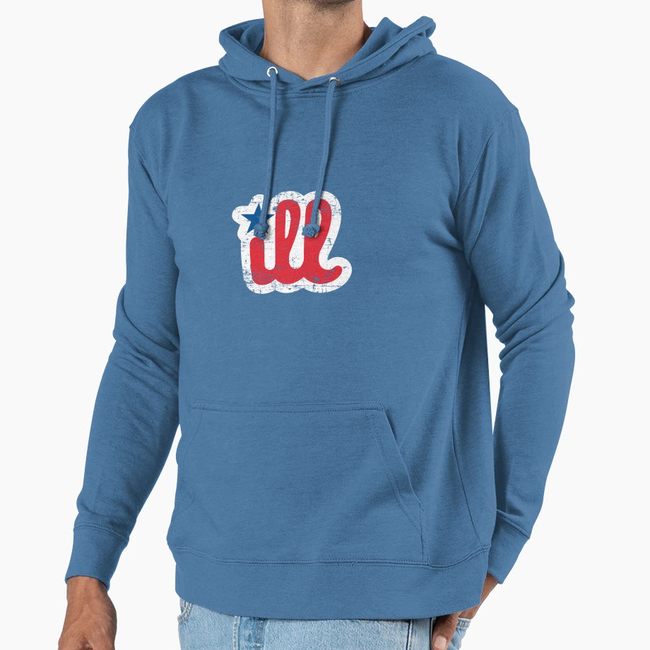 20 Ill Phillies Distressed Hoodie - Custom Art Print for Adults - T-Shirt, Sweatshirt, Hoodie