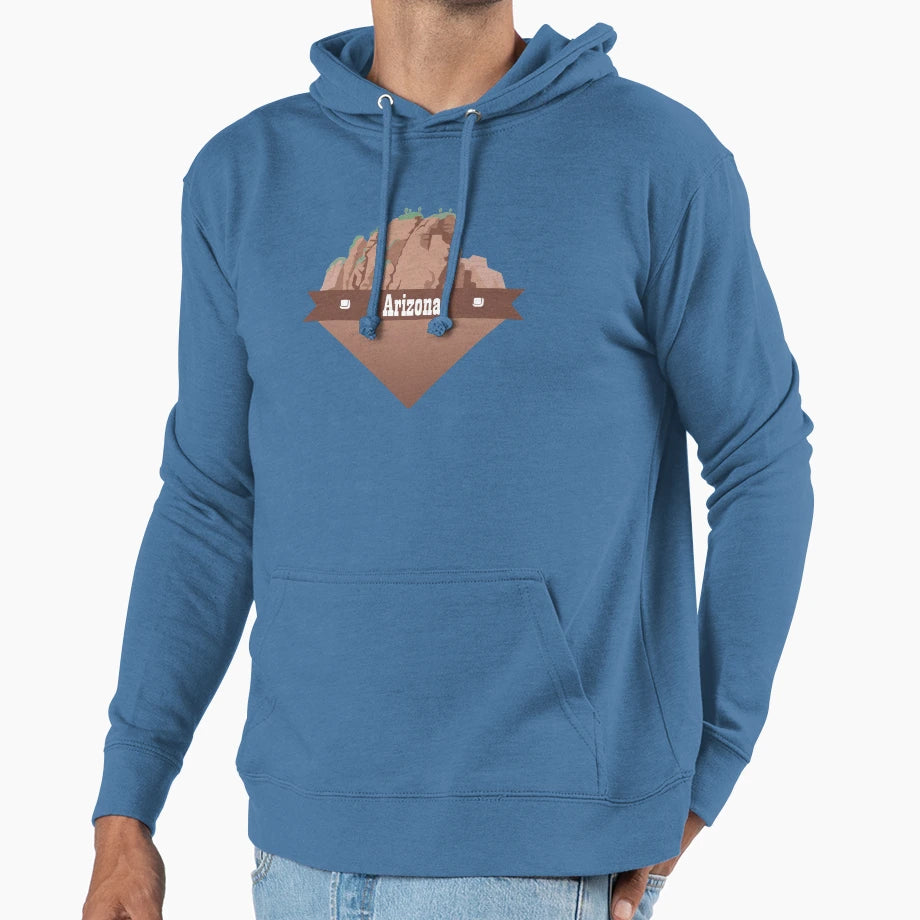 Arizona Hoodie - Minimalist Print Unisex - T-Shirt, Sweatshirt, Hoodie