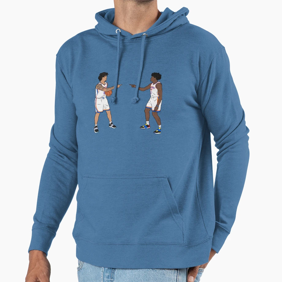 Jaylin Williams And Jalen Williams Hoodie - Aesthetic Graphic for Adults - T-Shirt, Sweatshirt, Hoodie