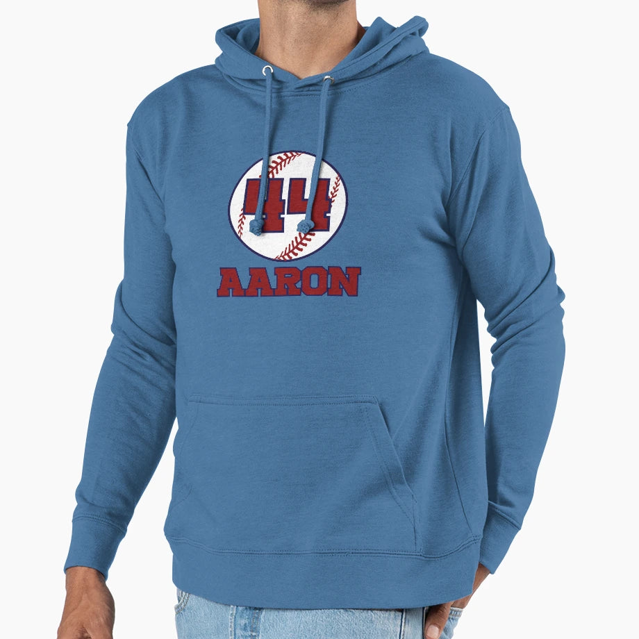 Hank Aaron Hoodie - Fun Novelty Design Unisex - T-Shirt, Sweatshirt, Hoodie