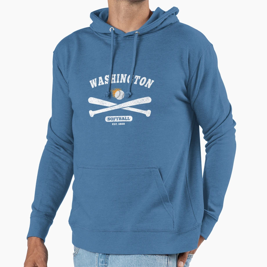 Washington Softball T-Shirt - Trendy Graphic Unisex - T-Shirt, Sweatshirt, Hoodie