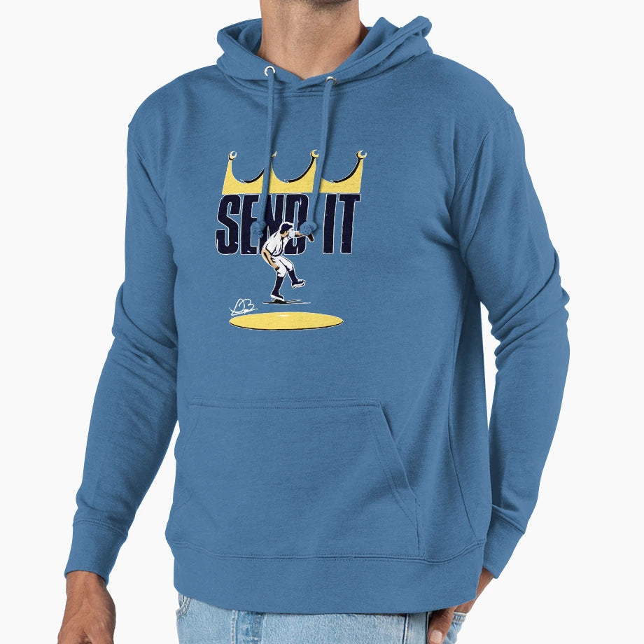 Tre Vor Ba Uer Send I T Ba Seball Hoodie - Streetwear Style Men Women - T-Shirt, Sweatshirt, Hoodie