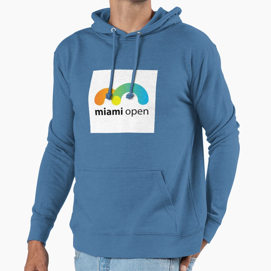 Miami Open Logo Hoodie - Streetwear Style Men Women - T-Shirt, Sweatshirt, Hoodie