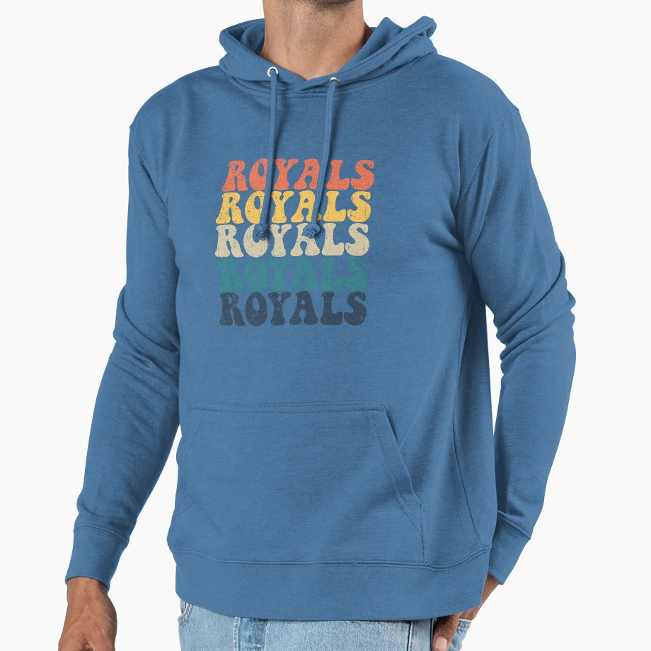Royals High School Royals Sports Team Hoodie - Novelty Apparel Unisex - T-Shirt, Sweatshirt, Hoodie