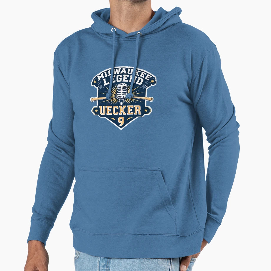 Legendary Bob Uecker Milwaukees Pride Hoodie - Casual Everyday Wear Unisex - T-Shirt, Sweatshirt, Hoodie