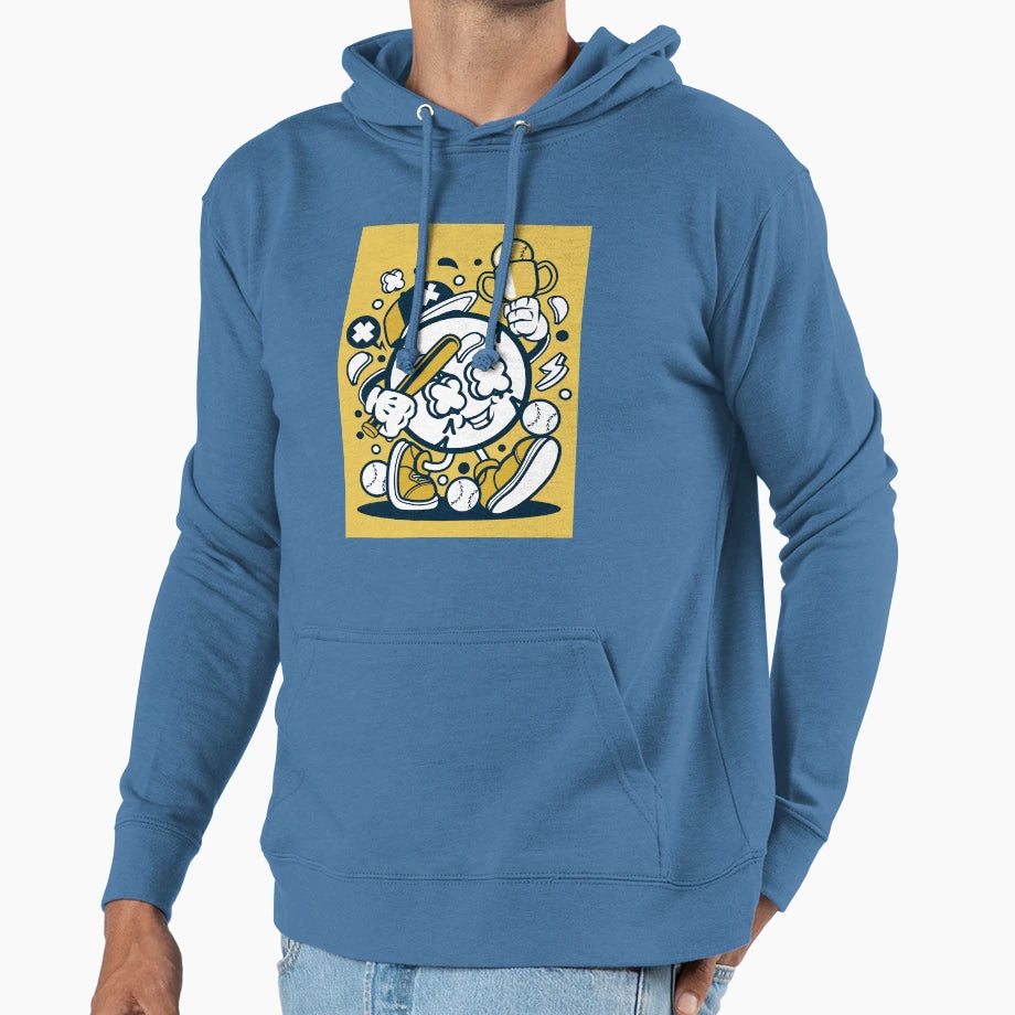 Cartoon Anime Hip Hop Element Hoodie - Unique Graphic for Adults - T-Shirt, Sweatshirt, Hoodie