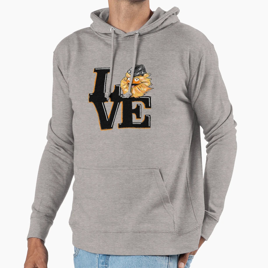Love Gritty Hoodie - Trendy Graphic for Adults - T-Shirt, Sweatshirt, Hoodie