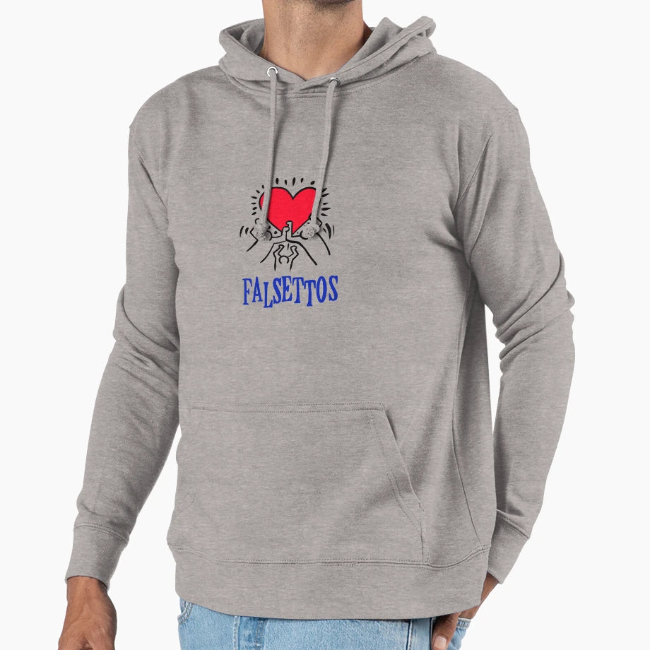 Falsettos Original Obc Logo Hoodie - Graphic Print Men Women - T-Shirt, Sweatshirt, Hoodie