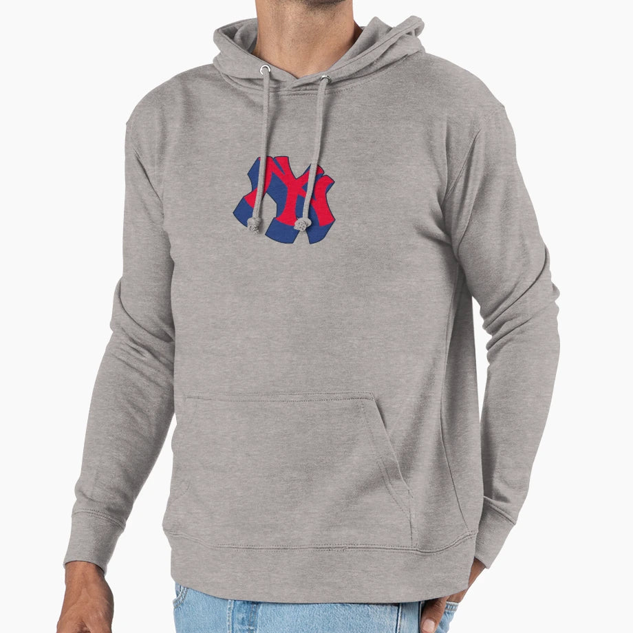 Ny Cartoon Baseball Hoodie - Fun Novelty Design Unisex - T-Shirt, Sweatshirt, Hoodie