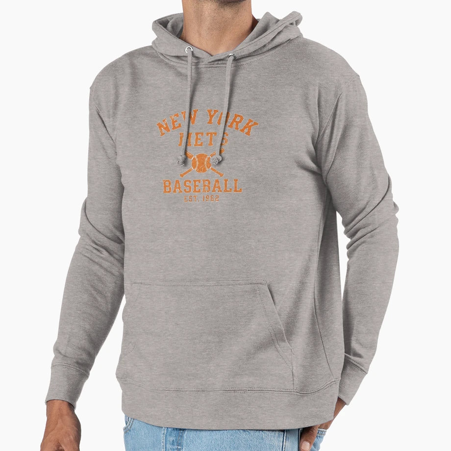 New York Mets Baseball Est 1962 Hoodie - Casual Everyday Wear for Adults - T-Shirt, Sweatshirt, Hoodie