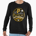 Pittsburgh Baseball City Logo Bridge T-Shirt - Unique Graphic Men Women - T-Shirt, Sweatshirt, Hoodie