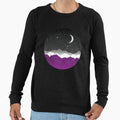 Asexual Night Mountains Landscape Sweatshirt - Streetwear Style Men Women - T-Shirt, Sweatshirt, Hoodie