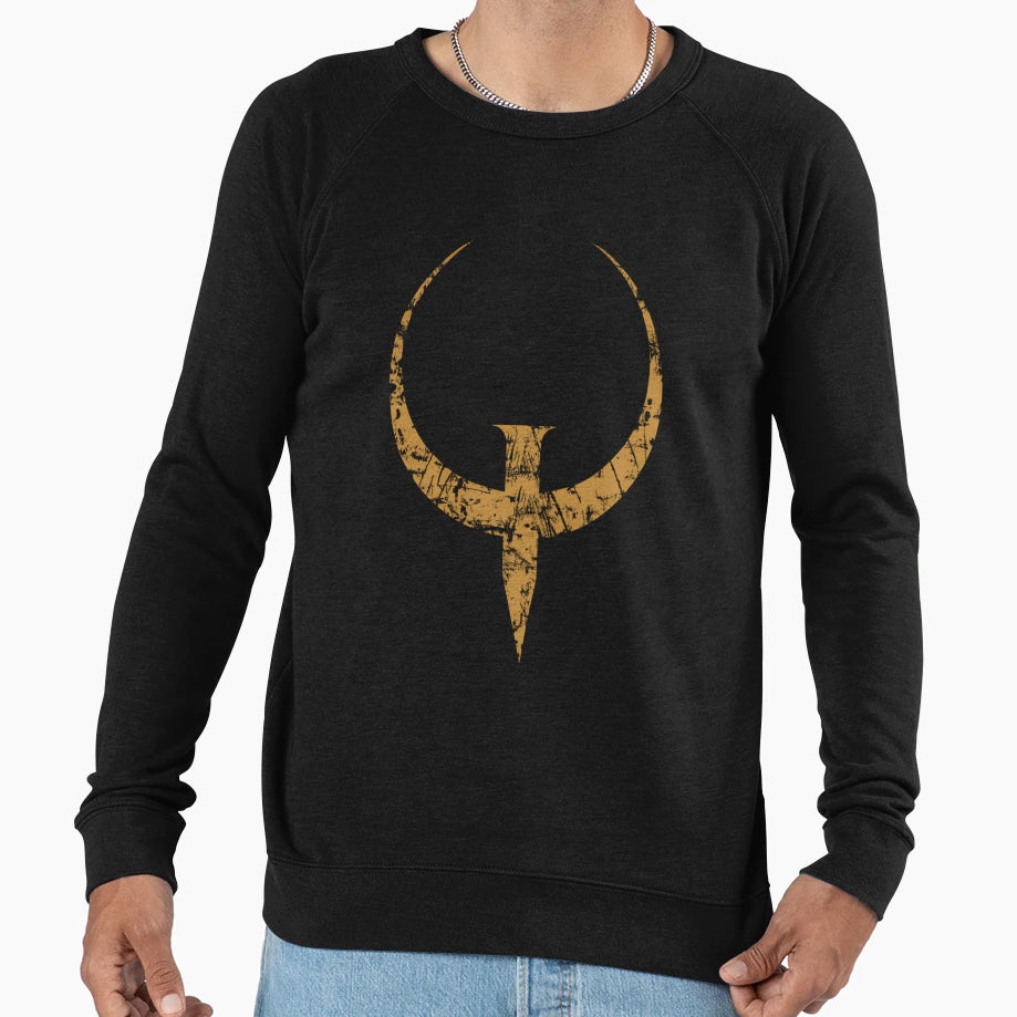 Quake Logo Sweatshirt - Custom Art Print for Adults - T-Shirt, Sweatshirt, Hoodie