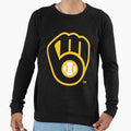 Milwaukee B R E W E R S Logo Sweatshirt - Aesthetic Graphic Unisex - T-Shirt, Sweatshirt, Hoodie