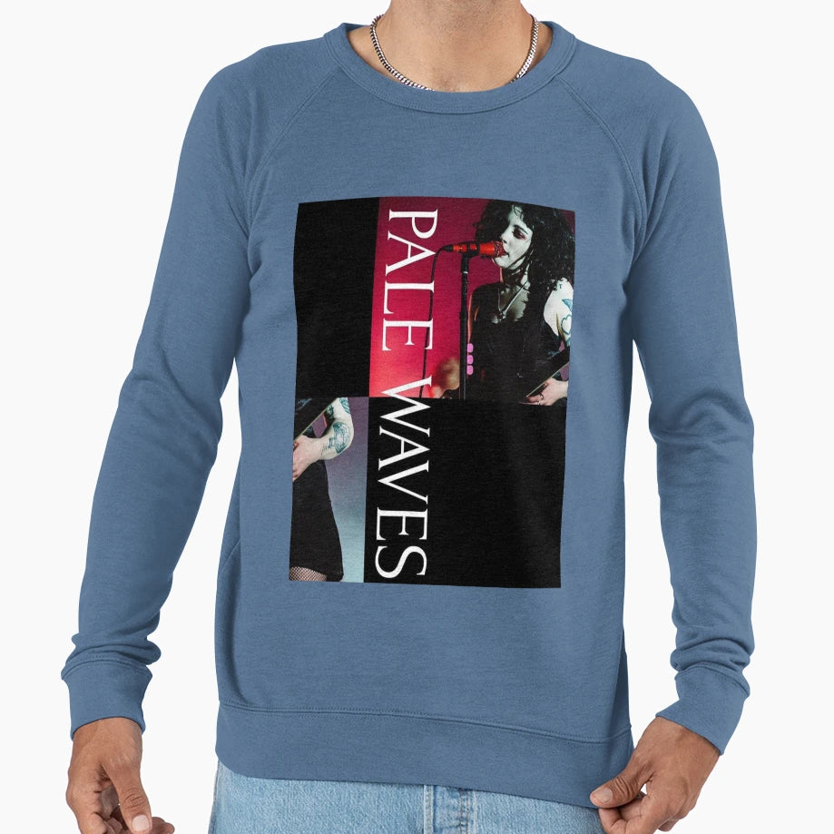 Pale Waves Sweatshirt - Graphic Print Unisex - T-Shirt, Sweatshirt, Hoodie